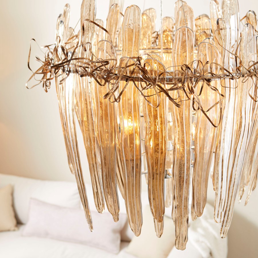Copper chandelier - The Nifty Decor