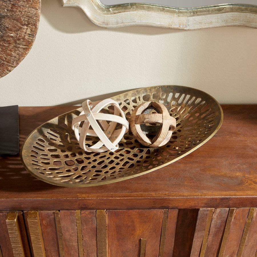 Antique Oval Web Bowl - The Nifty Decor