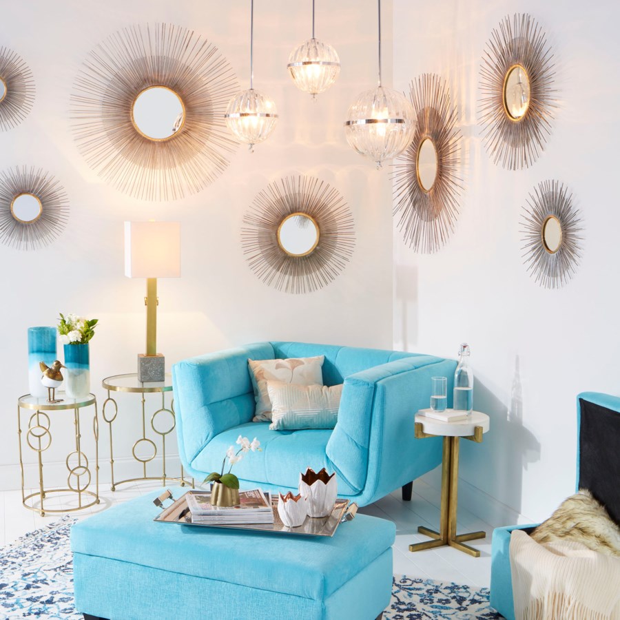 Stainless steel and brass tray - The Nifty Decor