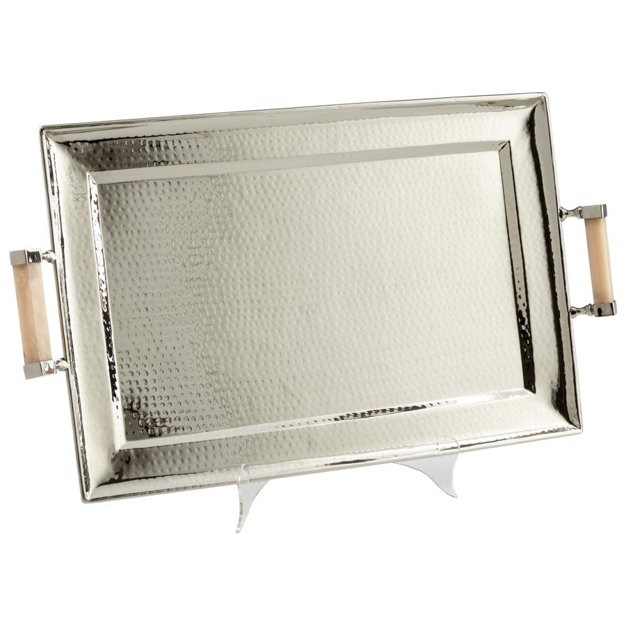 Stainless steel and brass tray - The Nifty Decor