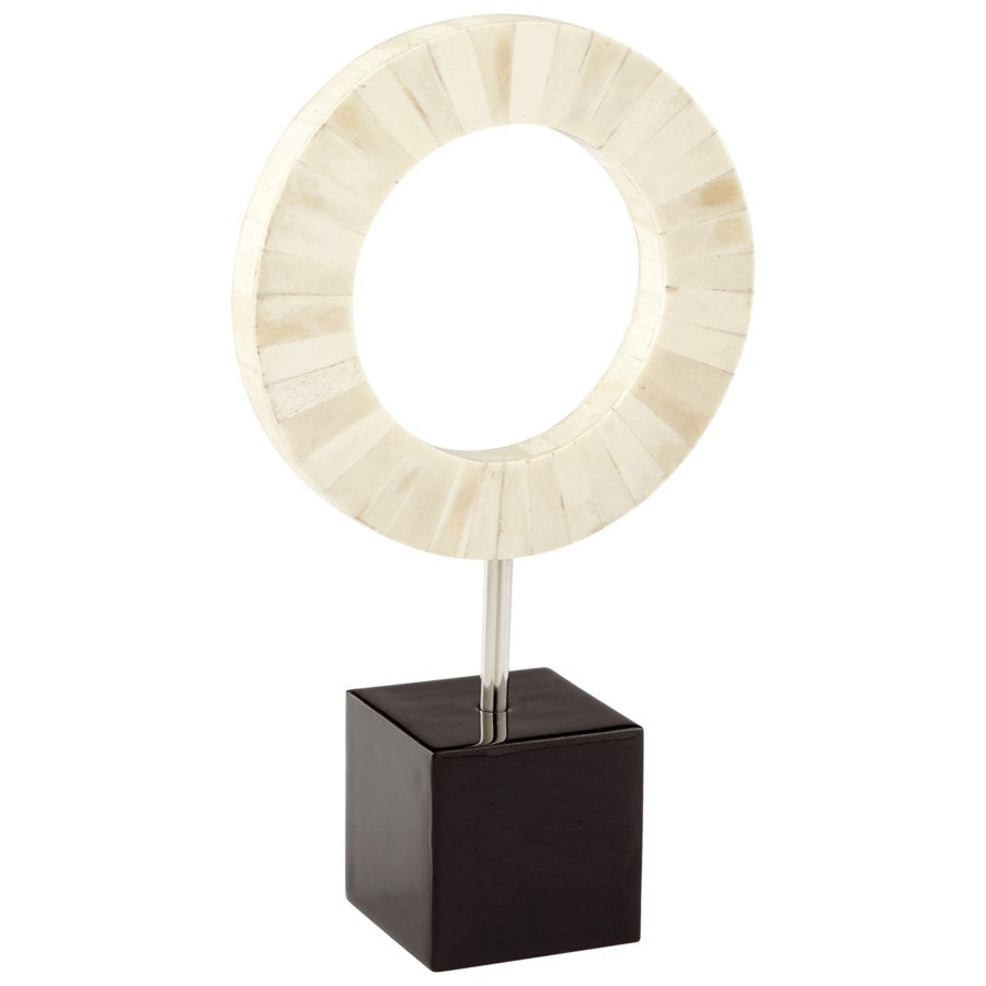 Bone & Black finished Disc - The Nifty Decor