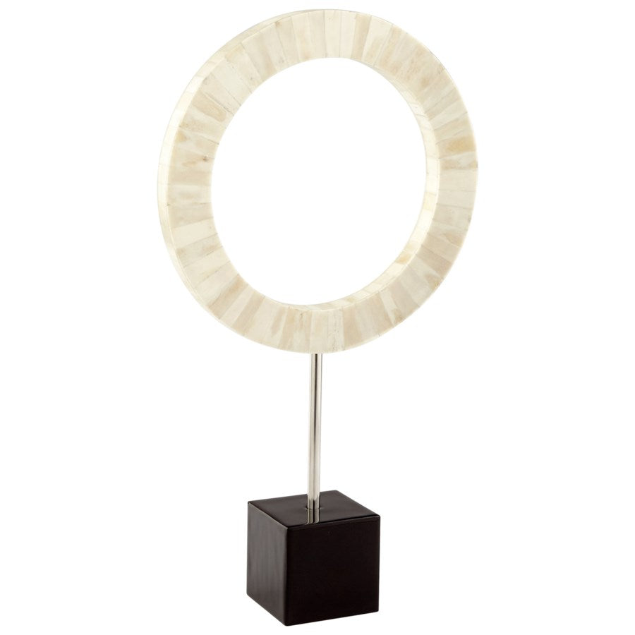 Bone & Black finished Disc - The Nifty Decor