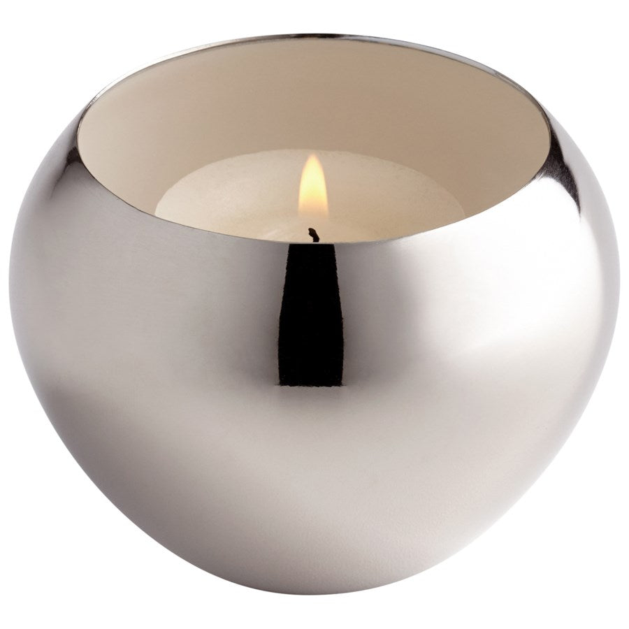 Nickel finish Candle Cup - The Nifty Decor