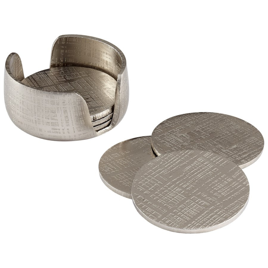 Nickel Coasters - The Nifty Decor