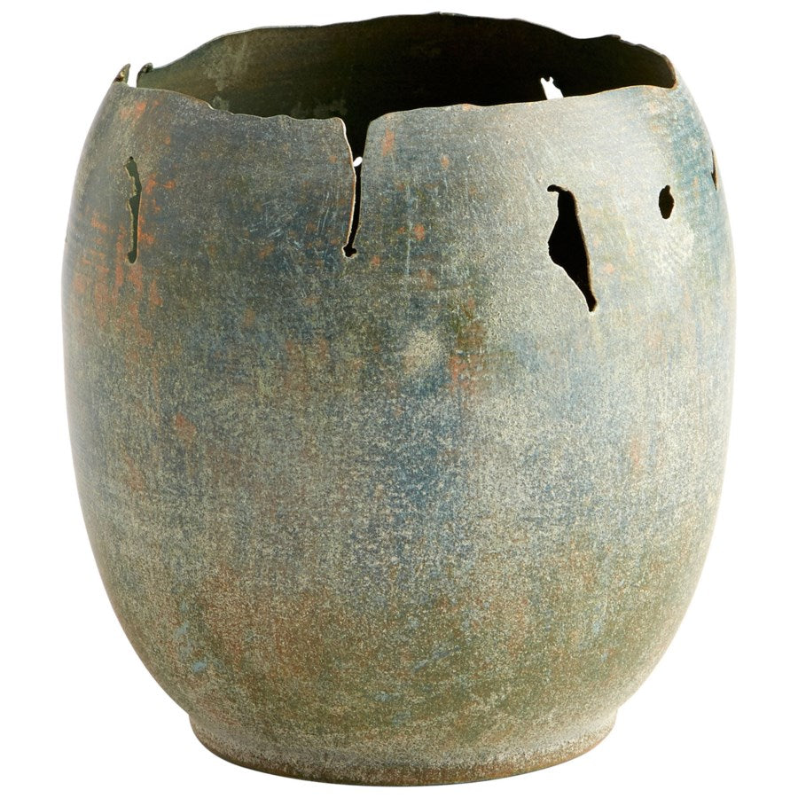 Farmhouse Patina Planter - The Nifty Decor