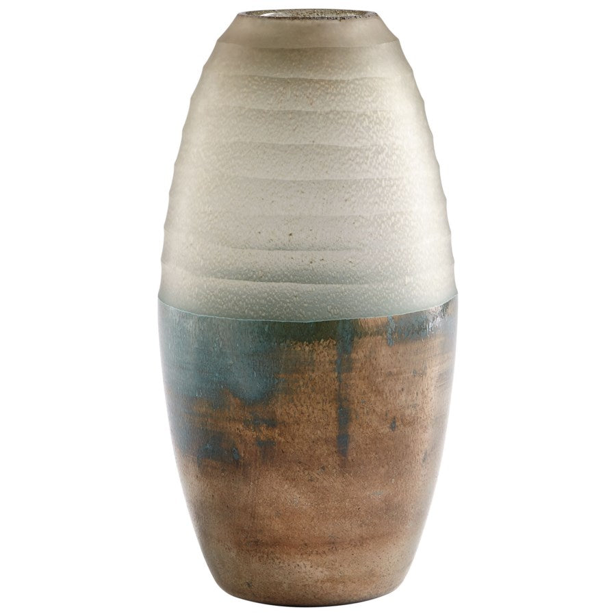 Twin textured Glass Vase - The Nifty Decor