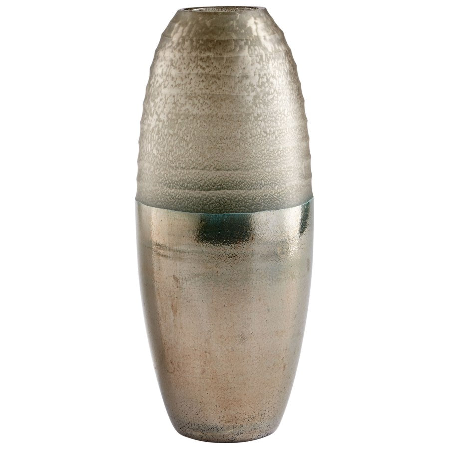 Twin textured Glass Vase - The Nifty Decor