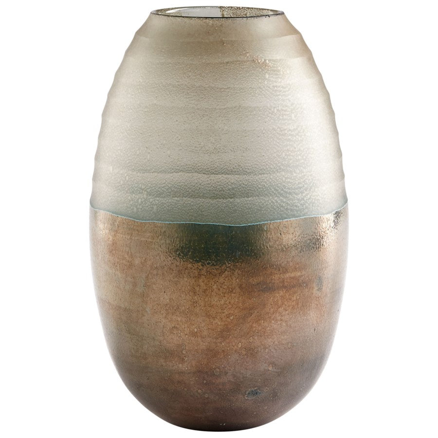 Twin textured Glass Vase - The Nifty Decor