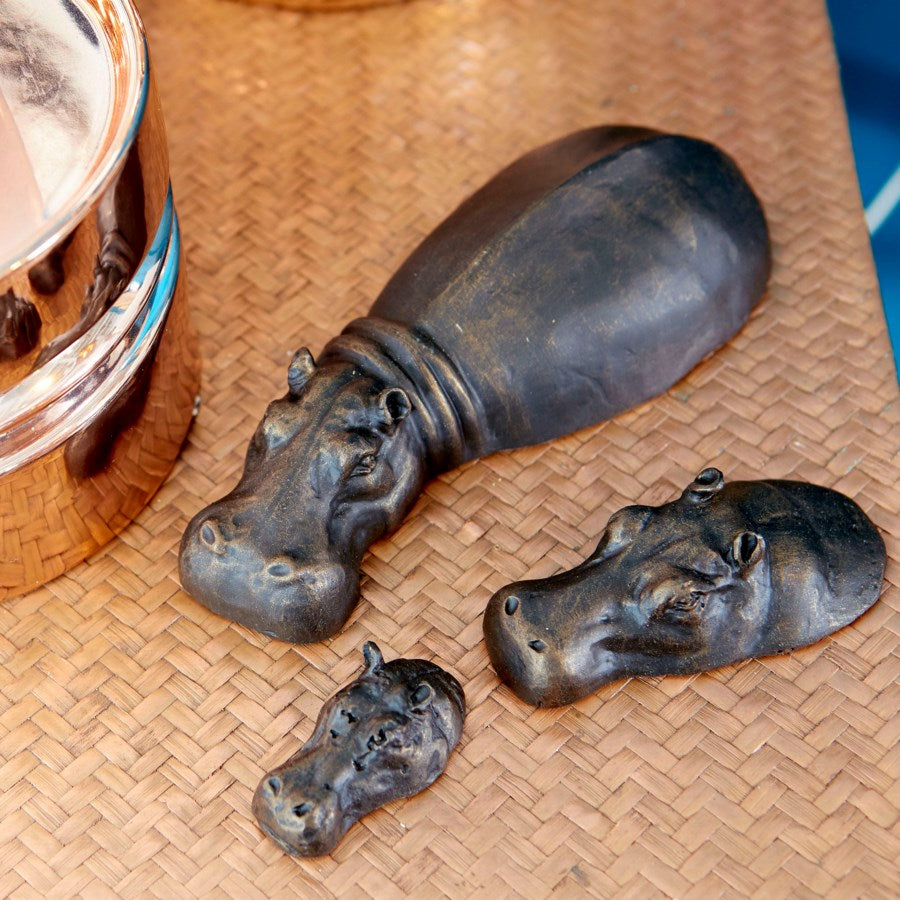 Hippos Sculpture, Set of 3 - The Nifty Decor