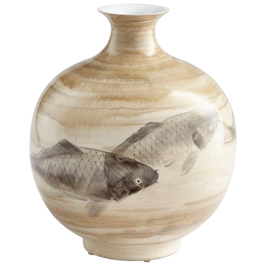Fish painted vases - The Nifty Decor