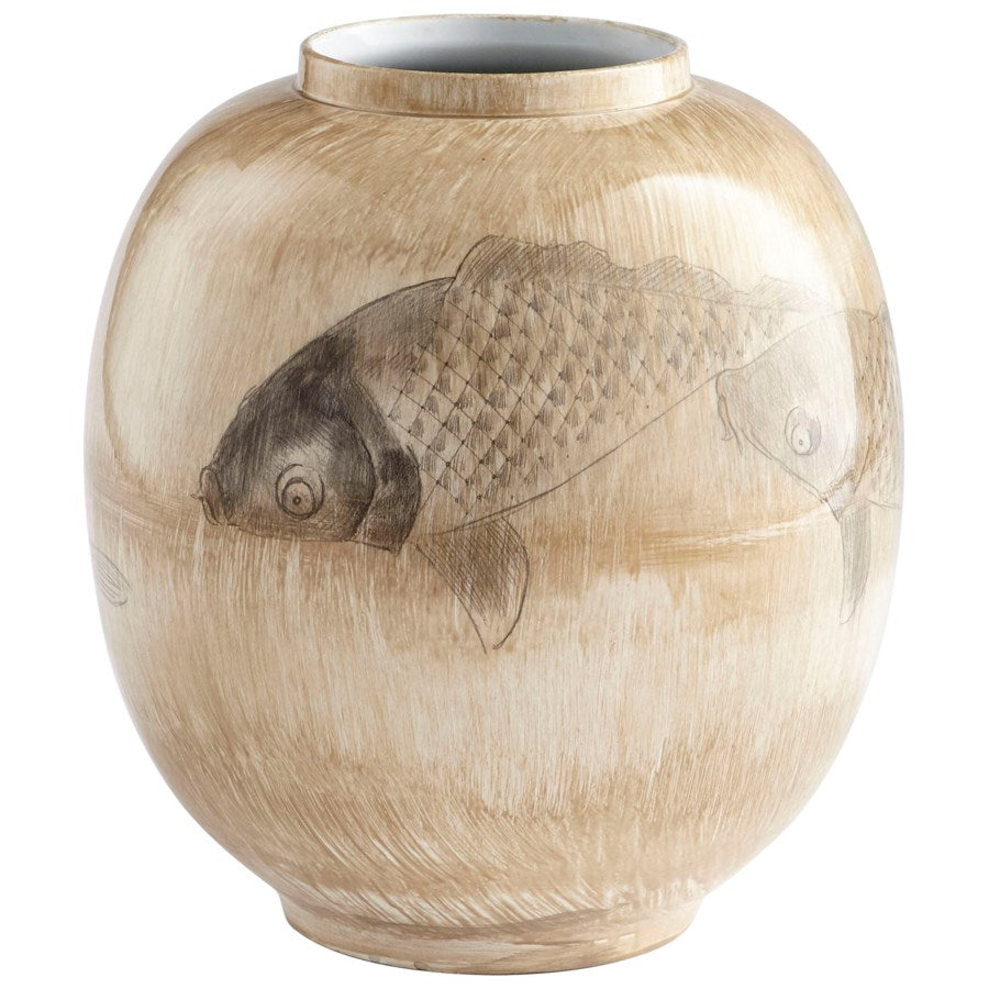 Fish painted vases - The Nifty Decor