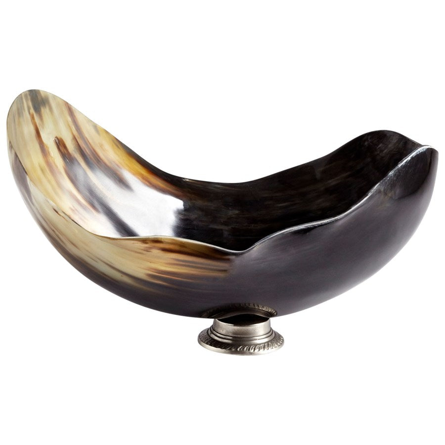 Nickel Horn Bowl - The Nifty Decor