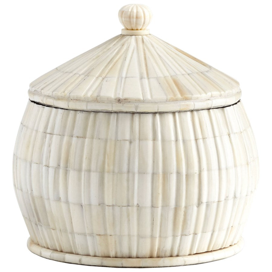Bone and wood container - The Nifty Decor