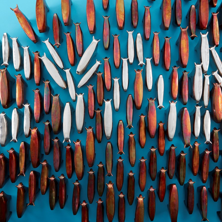 Shimmering Bovinity Sculpture - The Nifty Decor