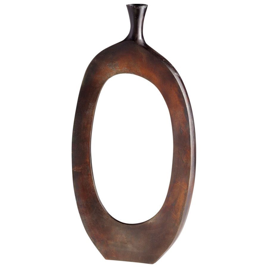 Burnished Copper Finish Vase - The Nifty Decor