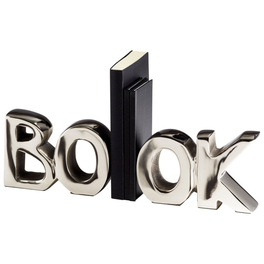Alphabetical book bookends - The Nifty Decor