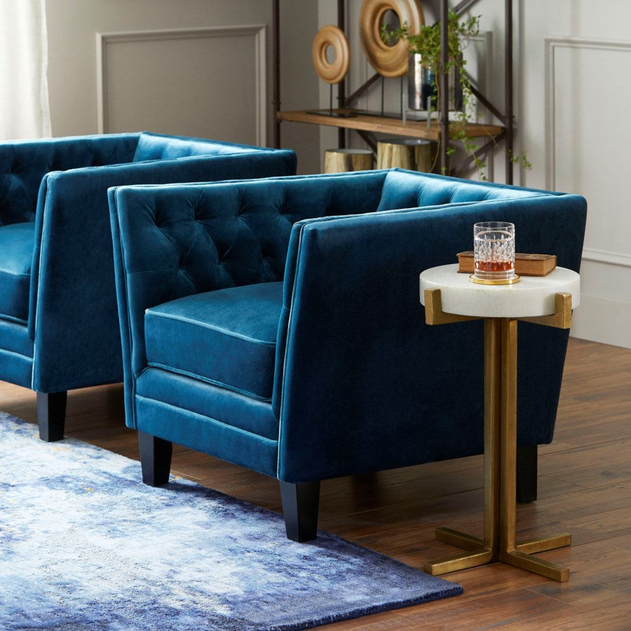 Hooked top side table - The Nifty Decor