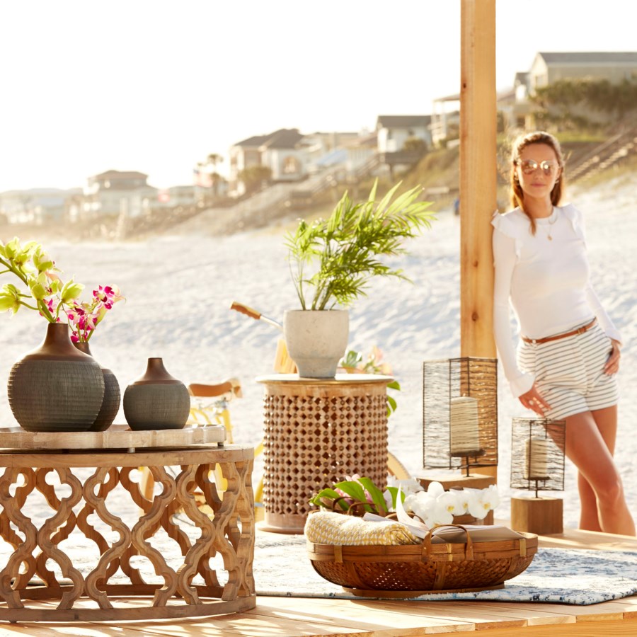 Charcoal Grey and Bronze finish Vase - The Nifty Decor