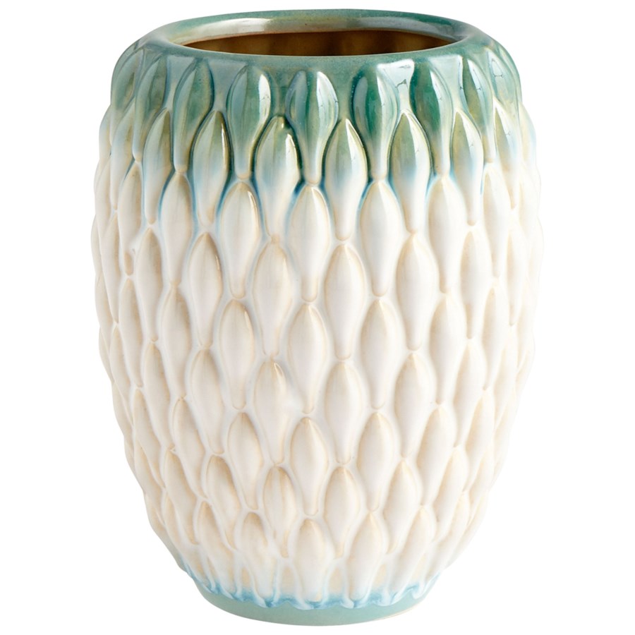 Green and White Sea Vase - The Nifty Decor