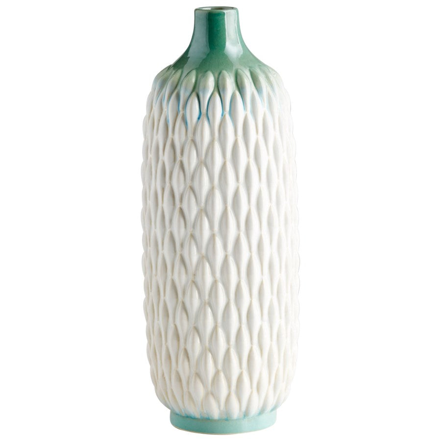 Green and White Sea Vase - The Nifty Decor