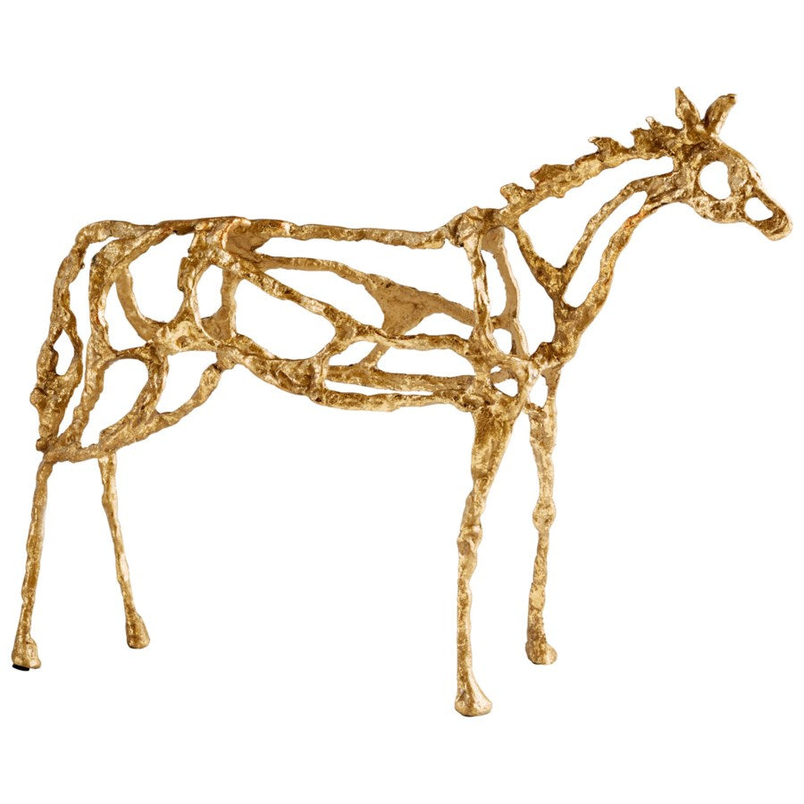 Gold finish Giraffe sculpture - The Nifty Decor