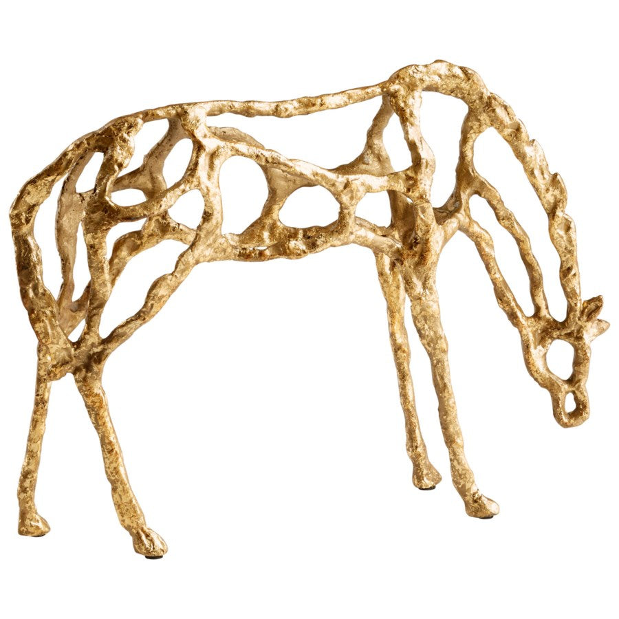 Gold finish Giraffe sculpture - The Nifty Decor