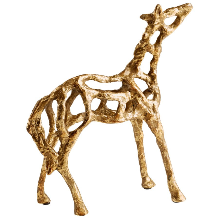 Gold finish Giraffe sculpture - The Nifty Decor