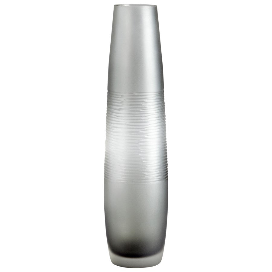 Grey Smoked Vase - The Nifty Decor