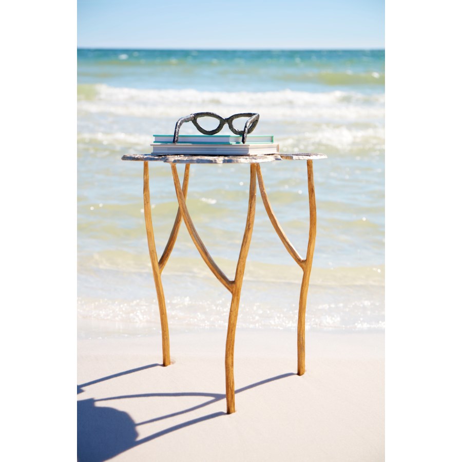 Table with leave shape top - The Nifty Decor