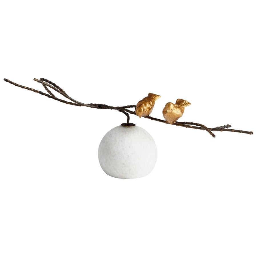 Two Gold Finches Sculpture - The Nifty Decor