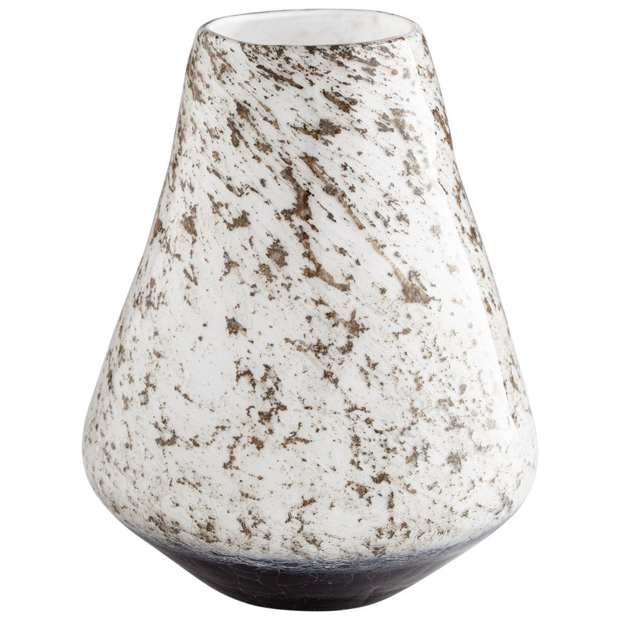 Blue White Glass Vase - The Nifty Decor