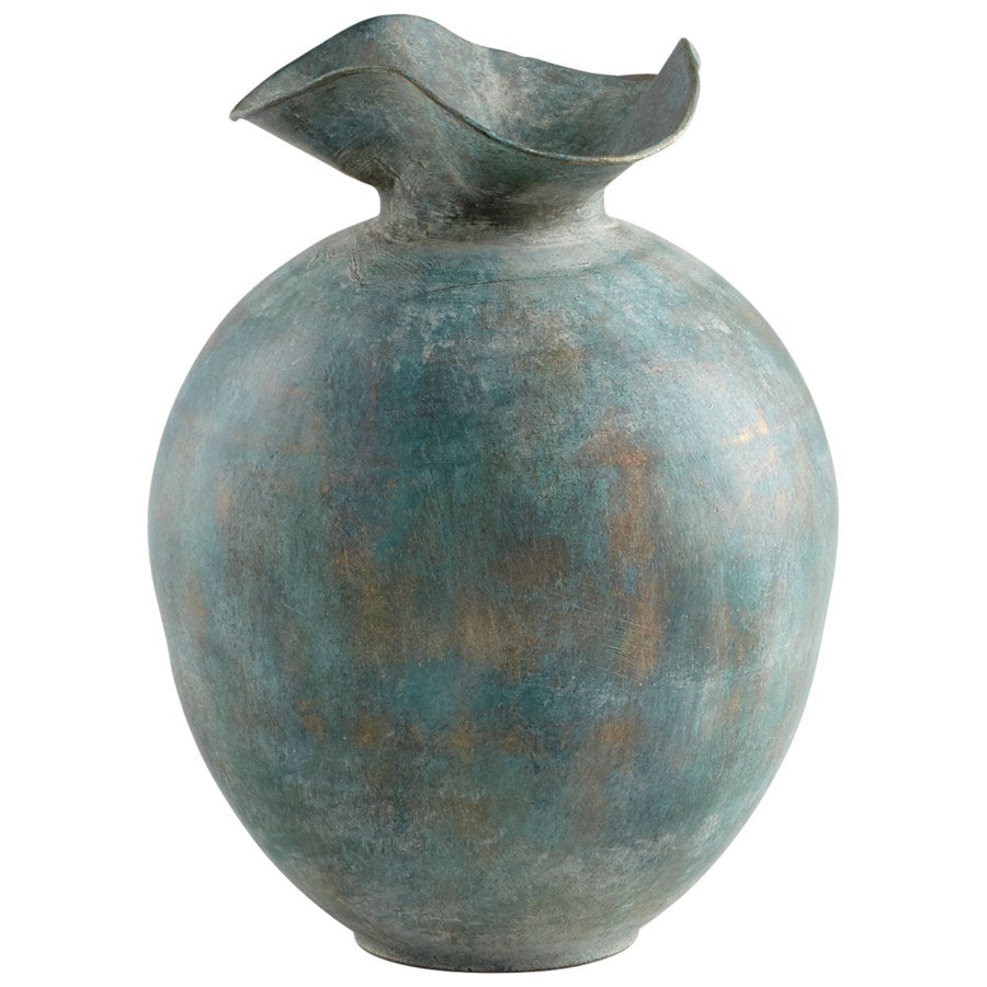 Gold Patina Finish iron Vase - The Nifty Decor