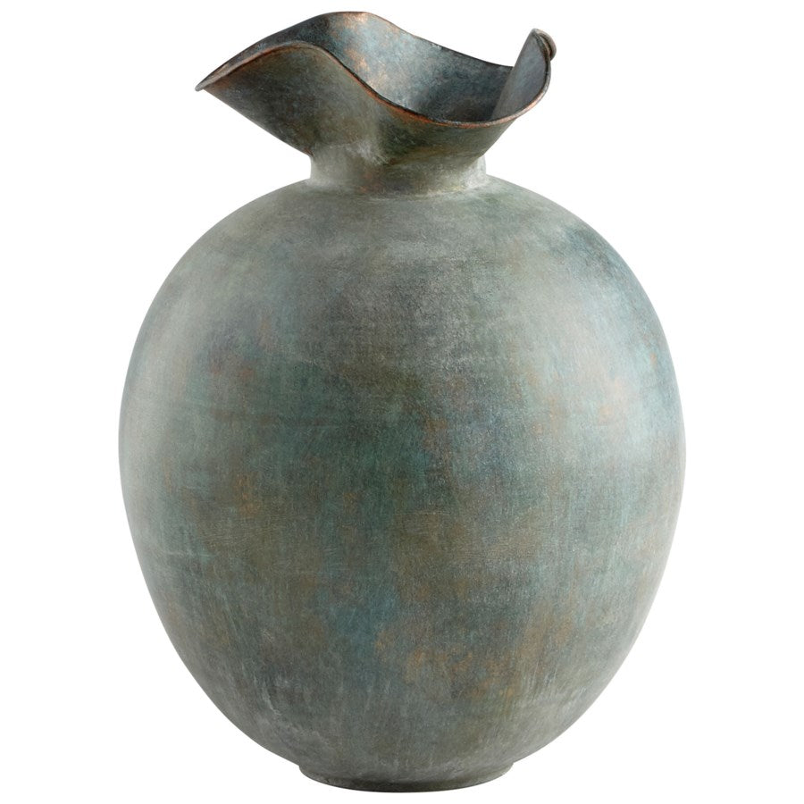 Gold Patina Finish iron Vase - The Nifty Decor