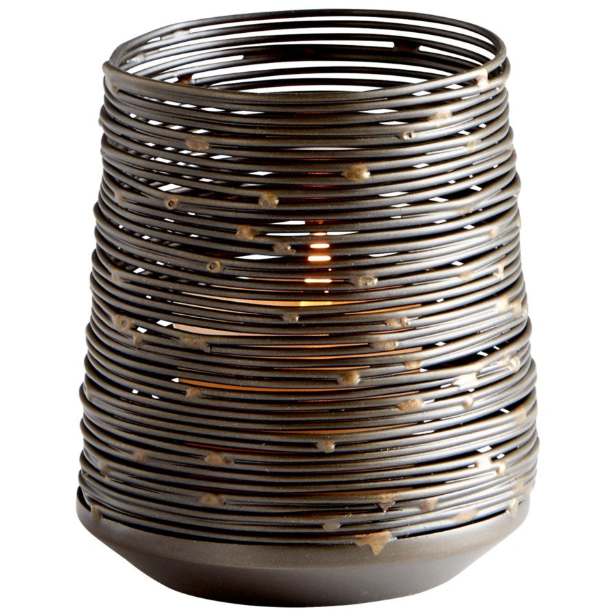 Wire band circle candleholder - The Nifty Decor