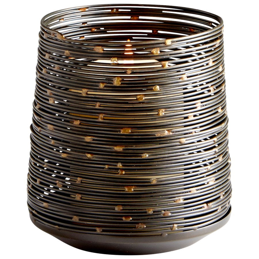 Wire band circle candleholder - The Nifty Decor
