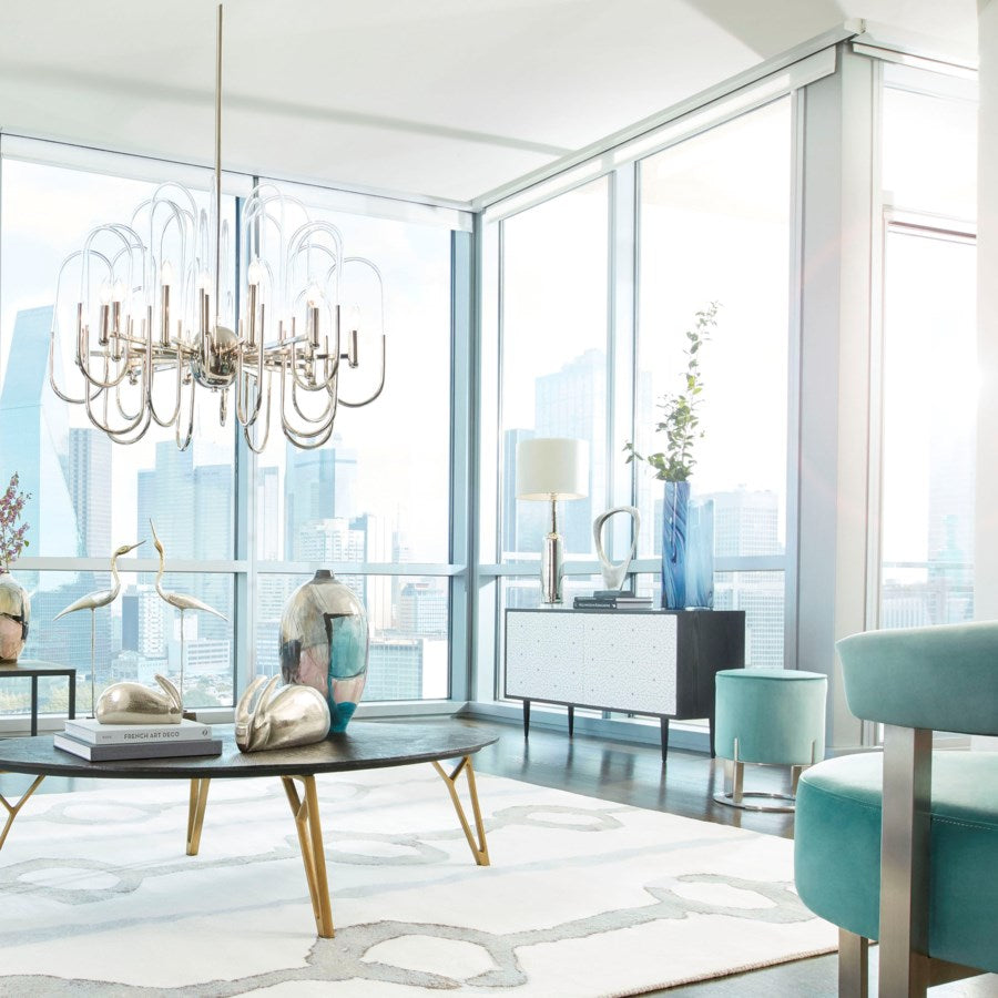 Open center contemporary Table decor - The Nifty Decor