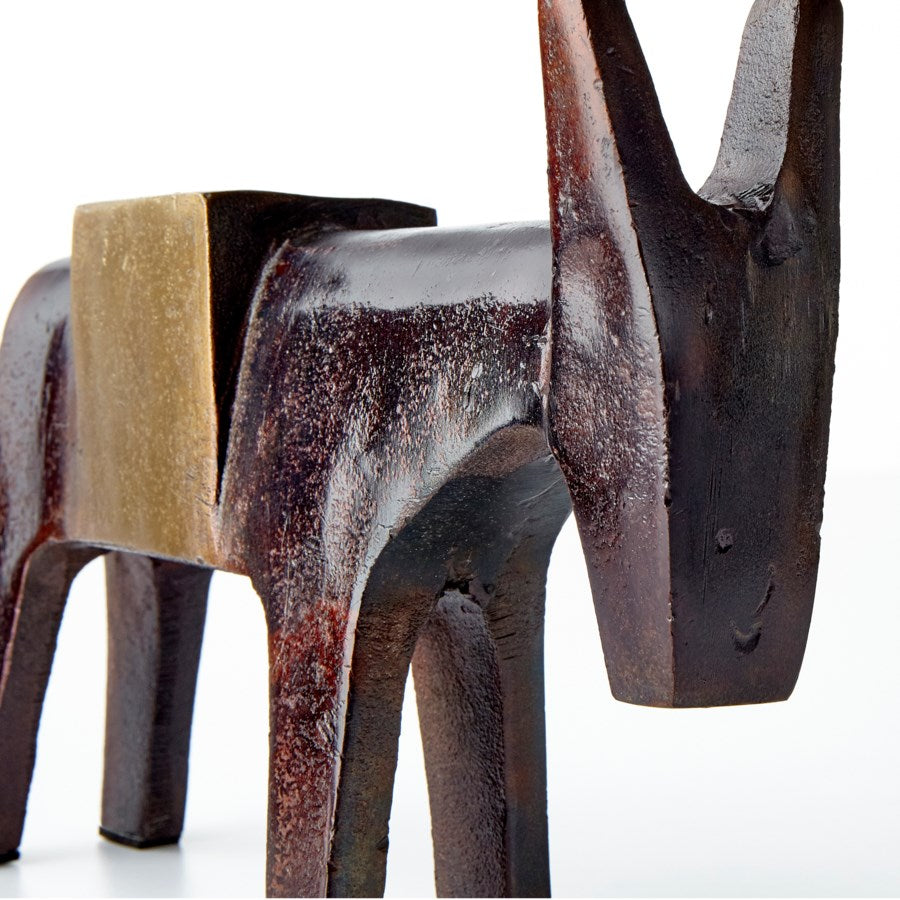 Bronze bongo sculpture - The Nifty Decor