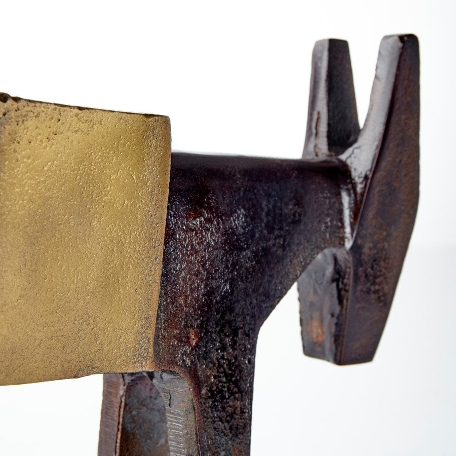 Bronze bongo sculpture - The Nifty Decor