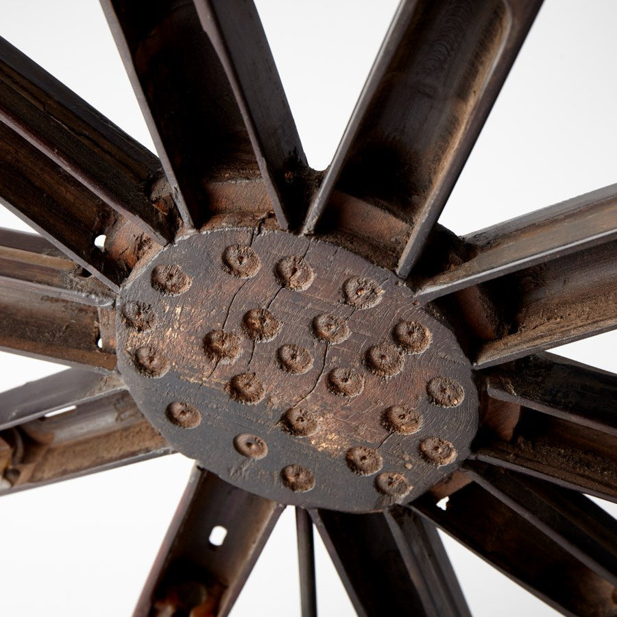 Floral windmill sculpture - The Nifty Decor