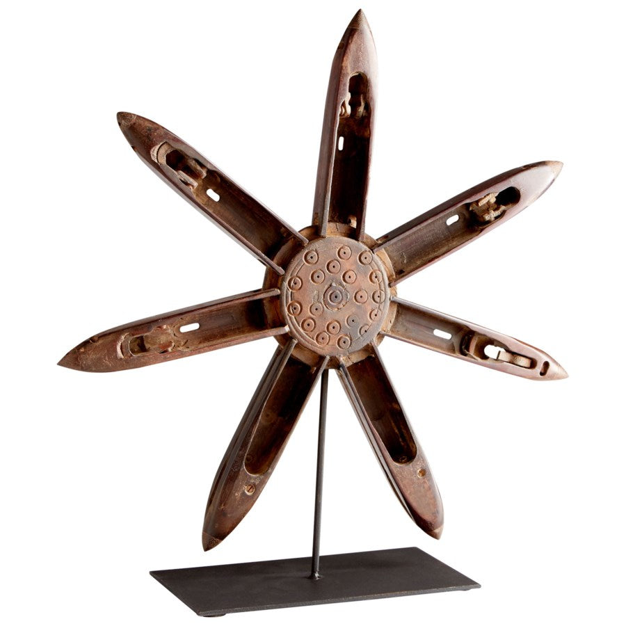 Floral windmill sculpture - The Nifty Decor