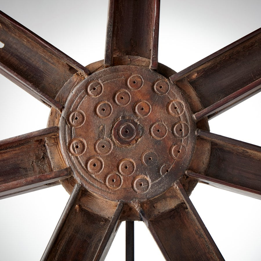 Floral windmill sculpture - The Nifty Decor
