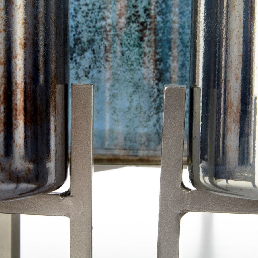 Garnet Glass Candleholder - The Nifty Decor
