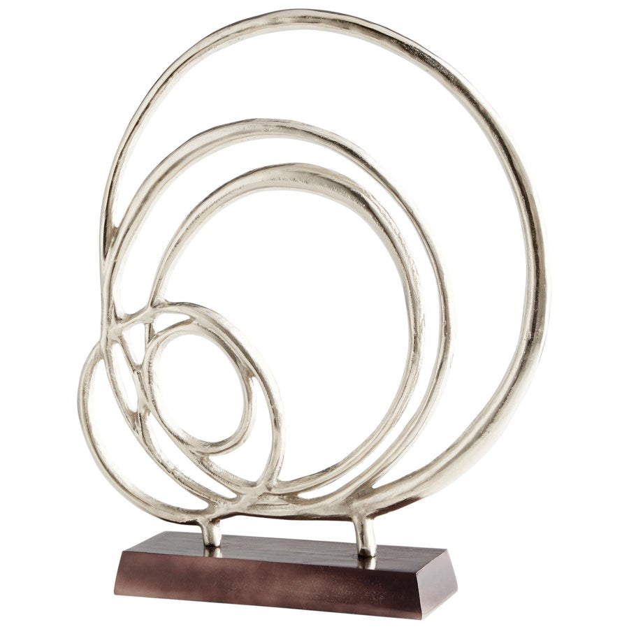 Concentric circles sculpture - The Nifty Decor