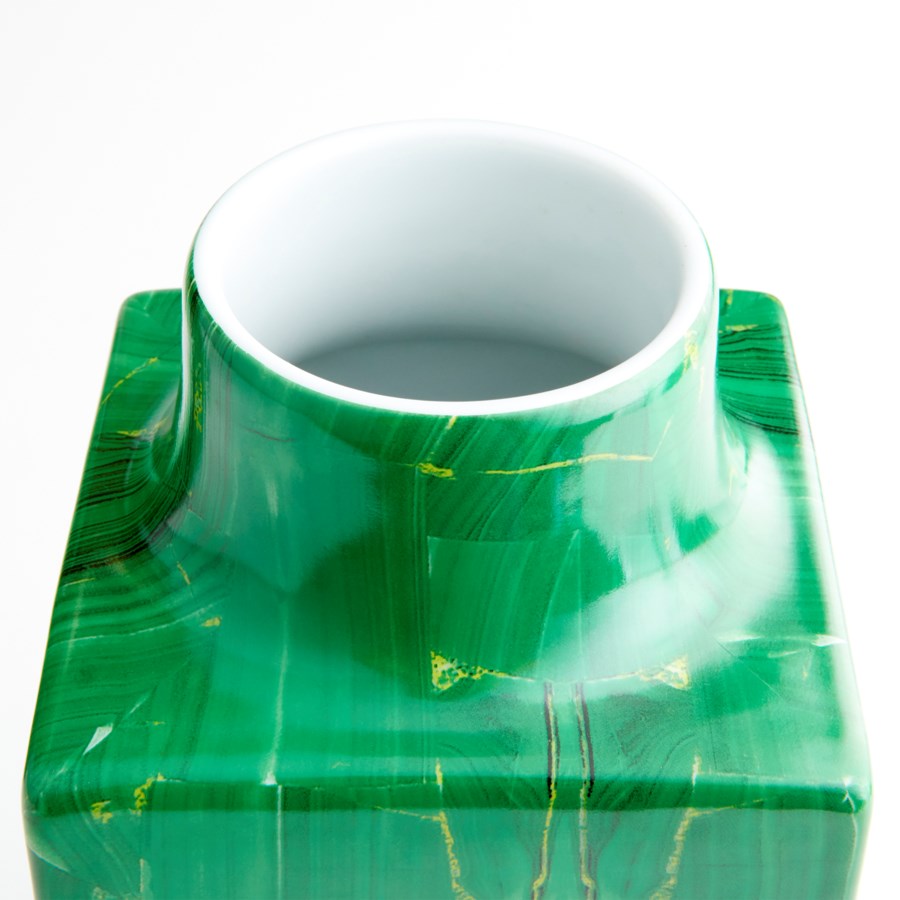 Malachite Ceramic Vase - The Nifty Decor