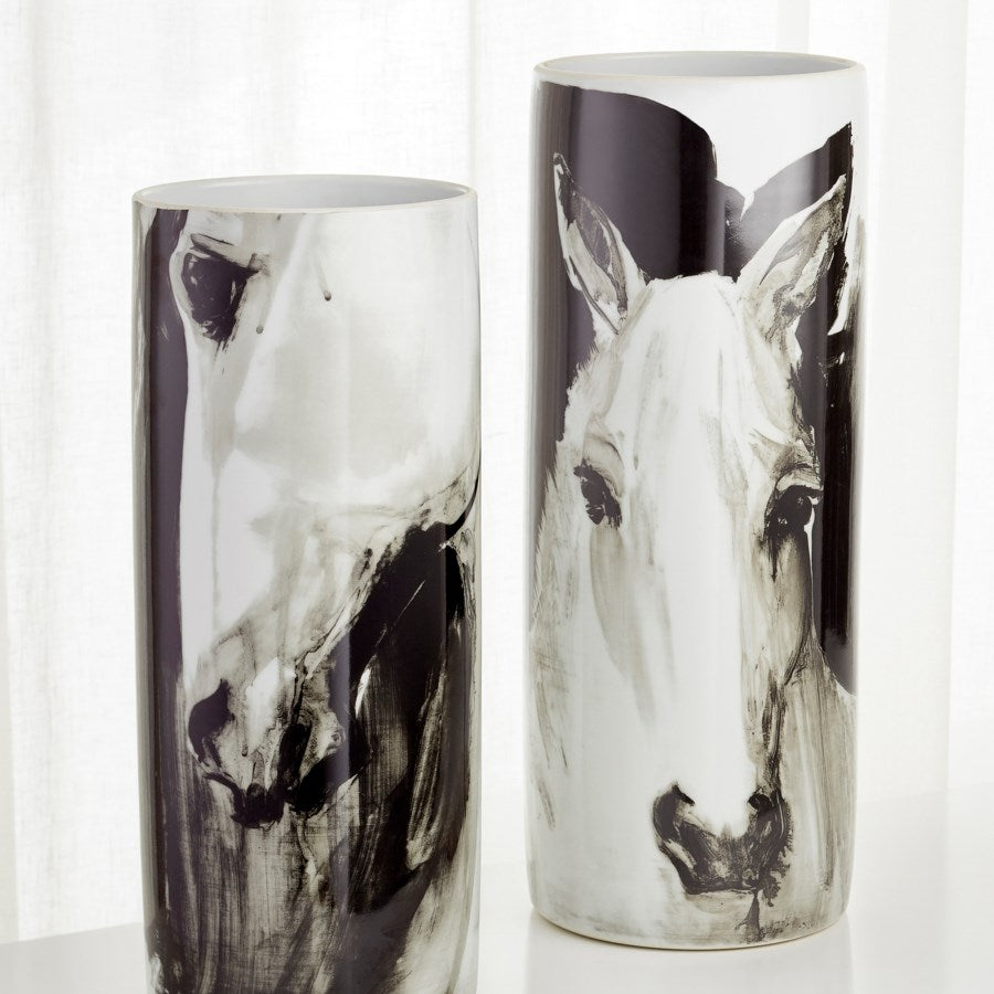 Horse Painted on Vase - The Nifty Decor