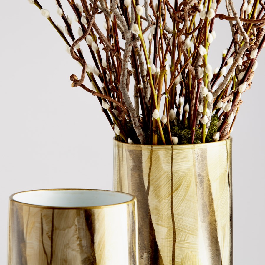 Hand-Painted Black and White Ceramic Vase - The Nifty Decor