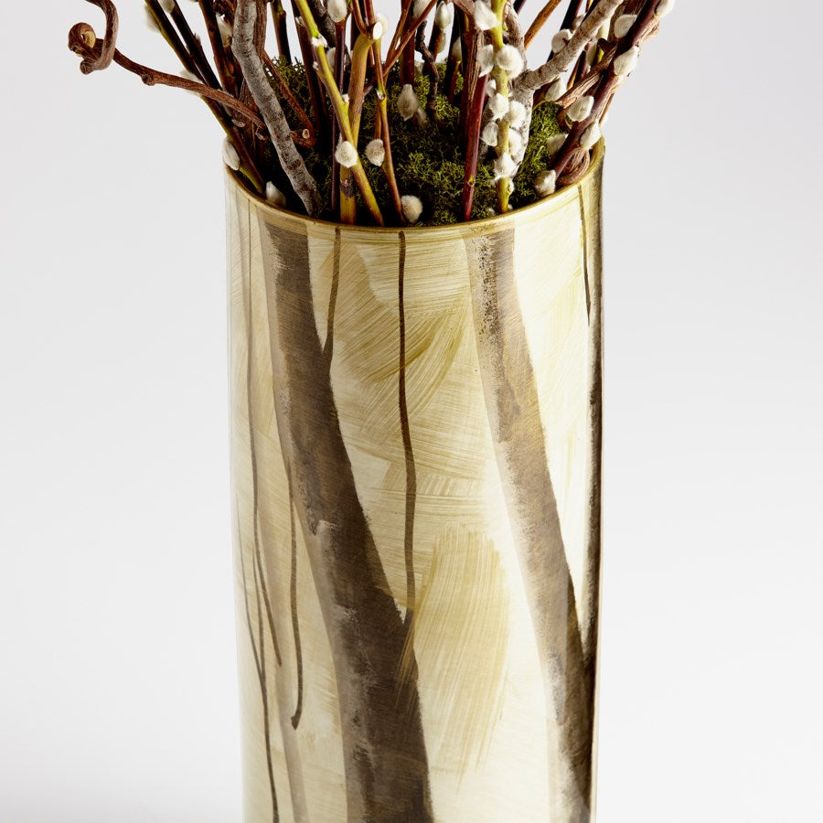 Hand-Painted Black and White Ceramic Vase - The Nifty Decor