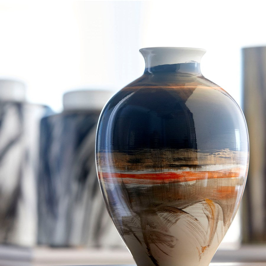 Hand-Painted Multicolored Vase - The Nifty Decor