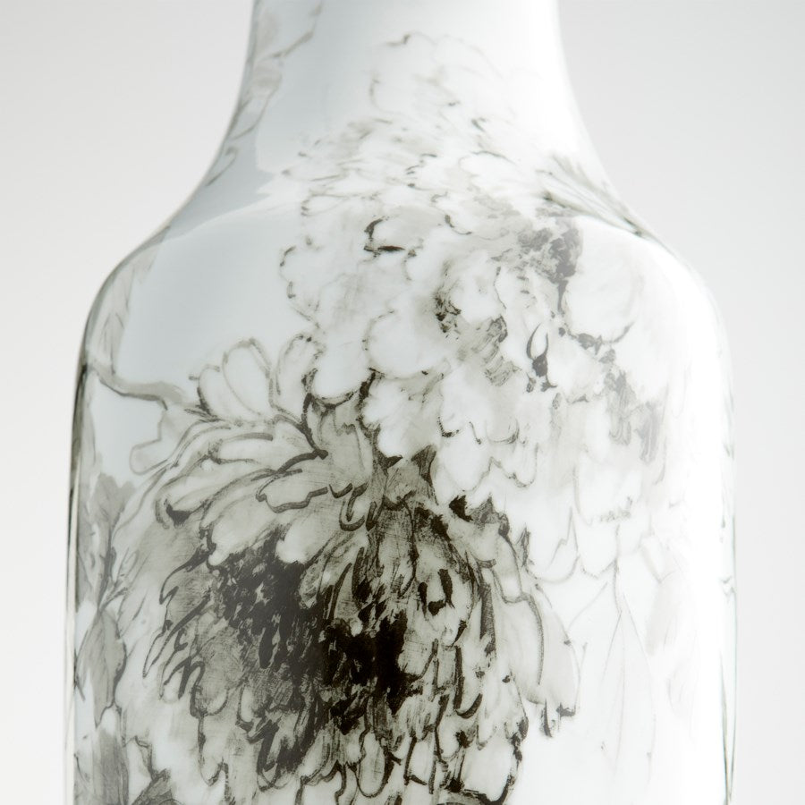 Floral hand painted Vase - The Nifty Decor