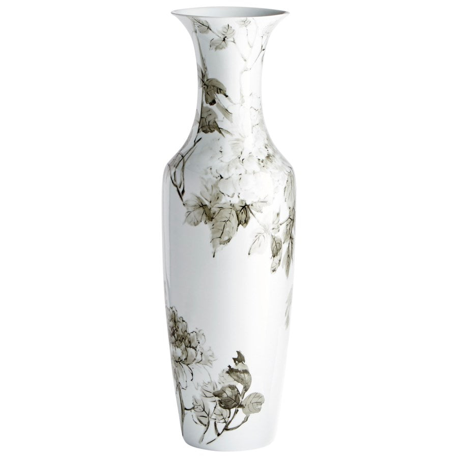 Floral hand painted Vase - The Nifty Decor